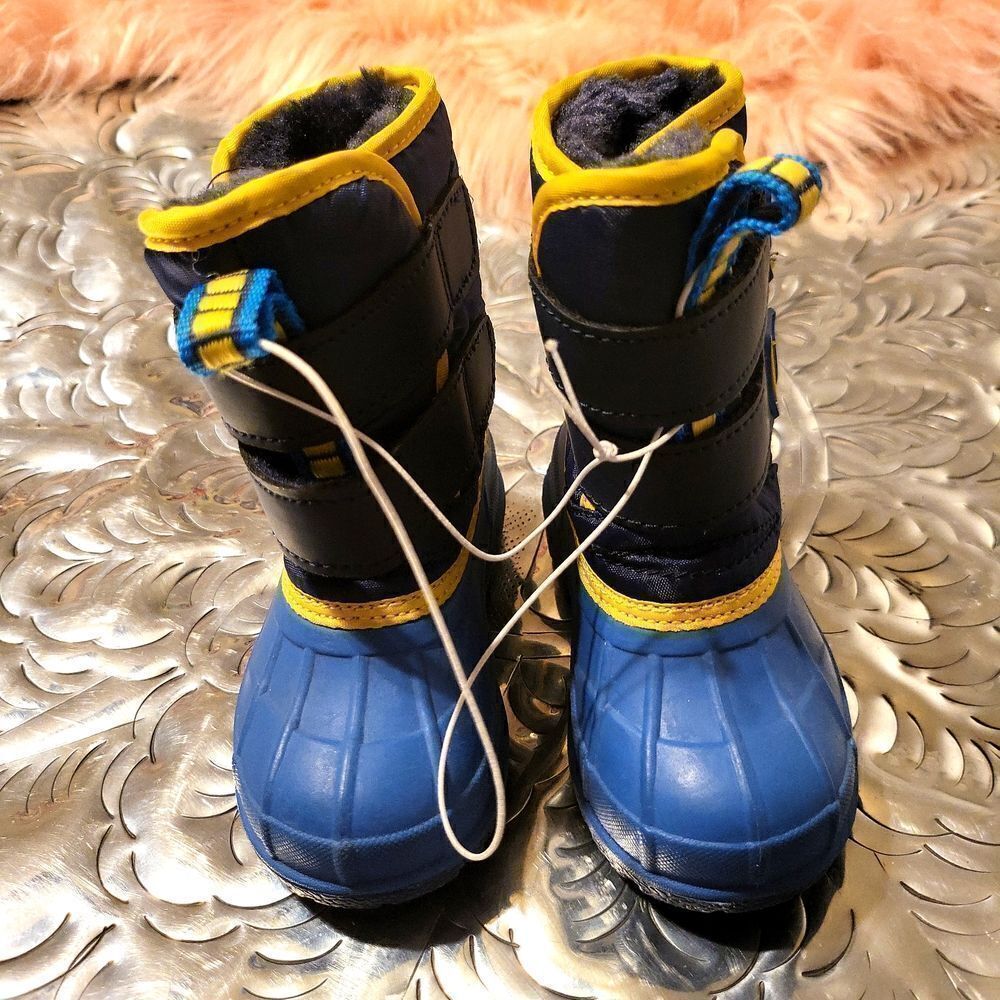 Unisex thermolite warm winter, rain boots, for cold days, children's sz.4